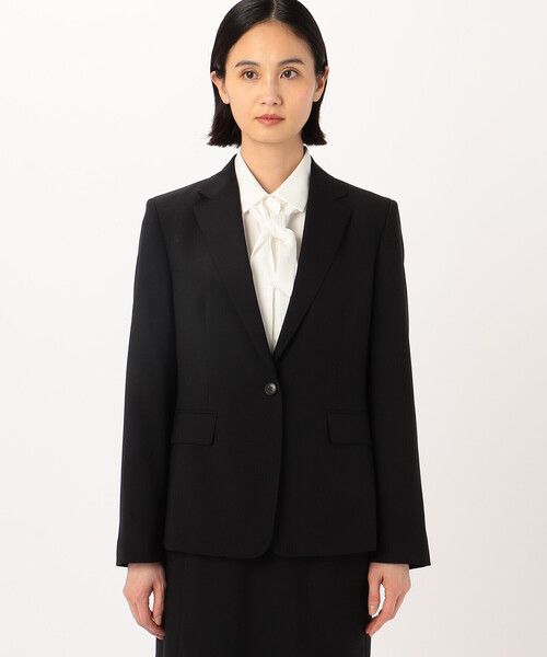 COMME CA（コムサ）の「【セットアップ対応】ネオストレッチトロピカルウール ジャケット（テーラードジャケット・レディース・ブラック・5号）」の5枚目の写真