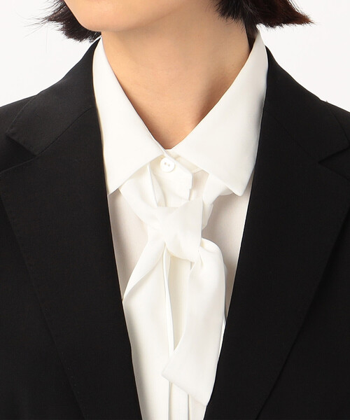 COMME CA（コムサ）の「【セットアップ対応】ネオストレッチトロピカルウール ジャケット（テーラードジャケット・レディース・ブラック・5号）」の8枚目の写真