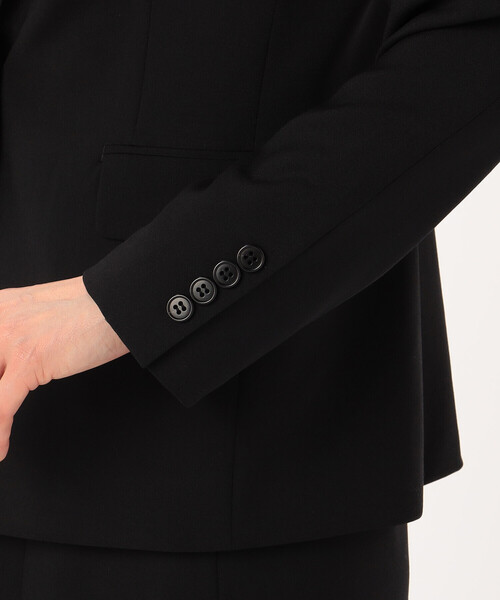 COMME CA（コムサ）の「【セットアップ対応】ネオストレッチトロピカルウール ジャケット（テーラードジャケット・レディース・ブラック・5号）」の9枚目の写真