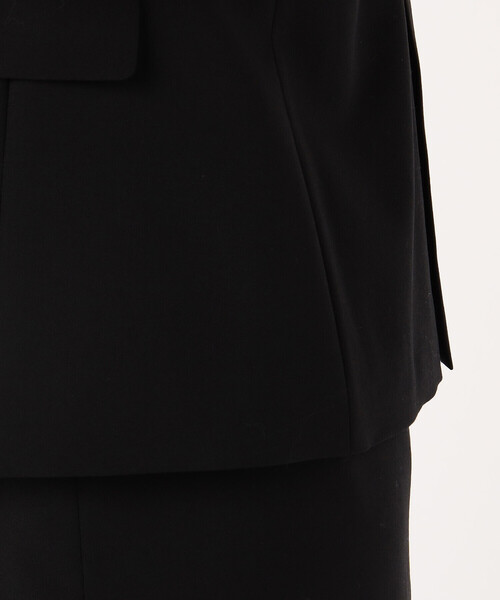 COMME CA（コムサ）の「【セットアップ対応】ネオストレッチトロピカルウール ジャケット（テーラードジャケット・レディース・ブラック・5号）」の11枚目の写真