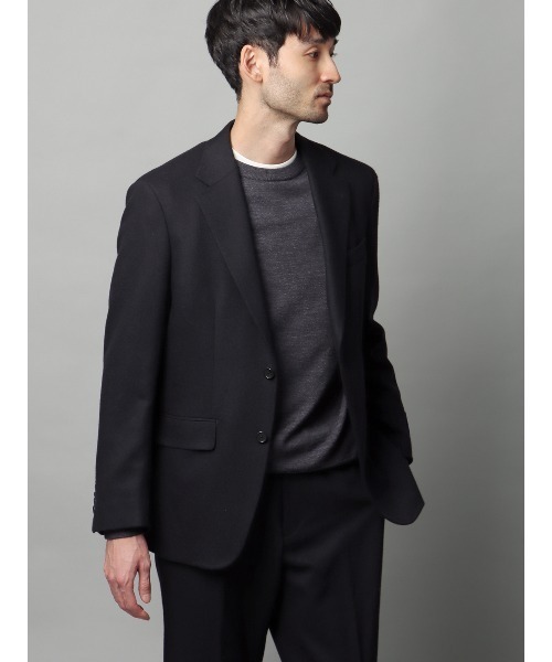 ジャケット 尾州 ウールカシミヤブレンド ツイル（テーラード