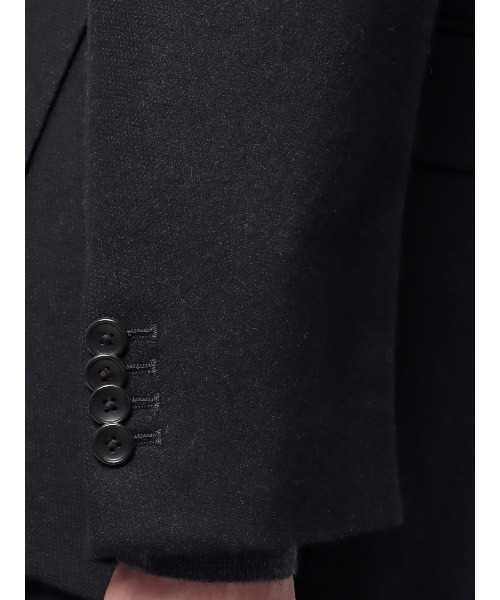 SUIT SQUARE（スーツスクエア）の「ジャケット 尾州 ウールカシミヤブレンド ツイル（テーラードジャケット・メンズ・ネイビー/グレー・S/M/L/LL）」の22枚目の写真