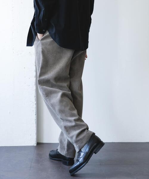 URBAN RESEARCH DOORS（アーバンリサーチドアーズ）の「『UR TECH』コーデュロイ ボンディングパンツ（その他パンツ・メンズ・オリーブ/ライトベージュ/ネイビー・SMALL/LARGE/MEDIUM）」の11枚目の写真