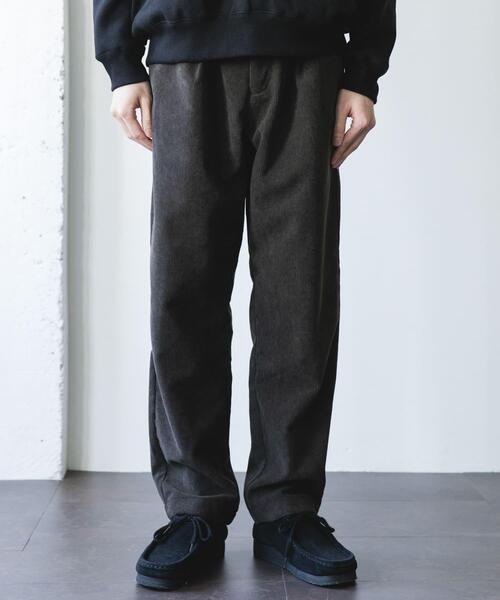 URBAN RESEARCH DOORS（アーバンリサーチドアーズ）の「『UR TECH』コーデュロイ ボンディングパンツ（その他パンツ・メンズ・オリーブ/ライトベージュ/ネイビー・SMALL/LARGE/MEDIUM）」の21枚目の写真