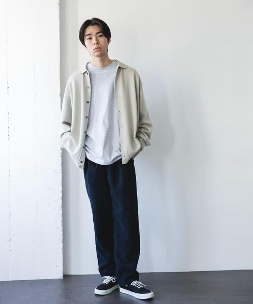 URBAN RESEARCH DOORS（アーバンリサーチドアーズ）の「『UR TECH』コーデュロイ ボンディングパンツ（その他パンツ・メンズ・オリーブ/ライトベージュ/ネイビー・SMALL/LARGE/MEDIUM）」の5枚目の写真