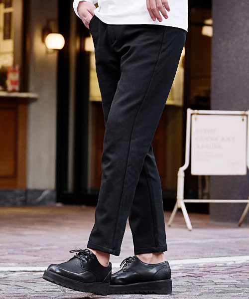 BENUSTA(ベヌスタ)の「『BENUSTA/ベヌスタ』ウエスト紐付きパンツ【GC】(その他パンツ・メンズ・グレー/ブラック・L/XL/M)」の2枚目の写真