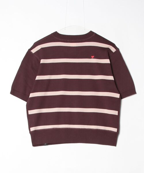 DOUBLE STANDARD CLOTHING（ダブルスタンダードクロージング）の「ドッキングボーダーニット（ニット/セーター・レディース・ブラウン/ピンク・FREE）」の17枚目の写真