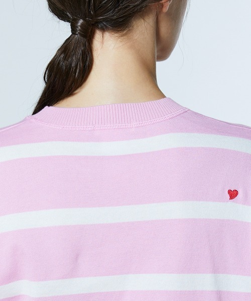 DOUBLE STANDARD CLOTHING（ダブルスタンダードクロージング）の「ドッキングボーダーニット（ニット/セーター・レディース・ブラウン/ピンク・FREE）」の8枚目の写真