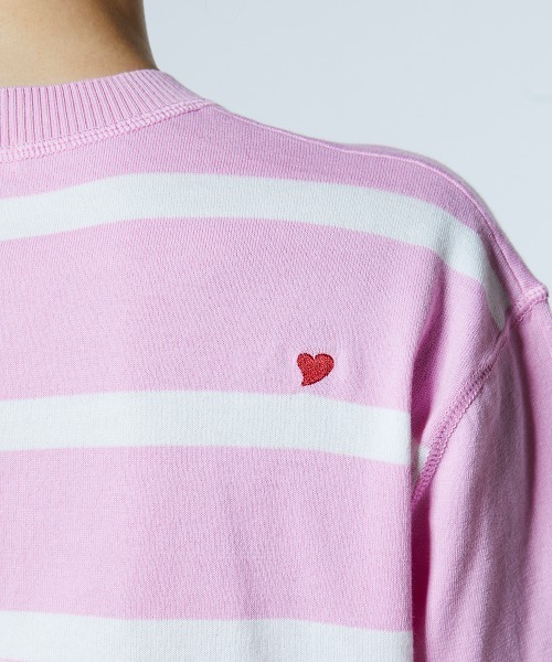 DOUBLE STANDARD CLOTHING（ダブルスタンダードクロージング）の「ドッキングボーダーニット（ニット/セーター・レディース・ブラウン/ピンク・FREE）」の9枚目の写真