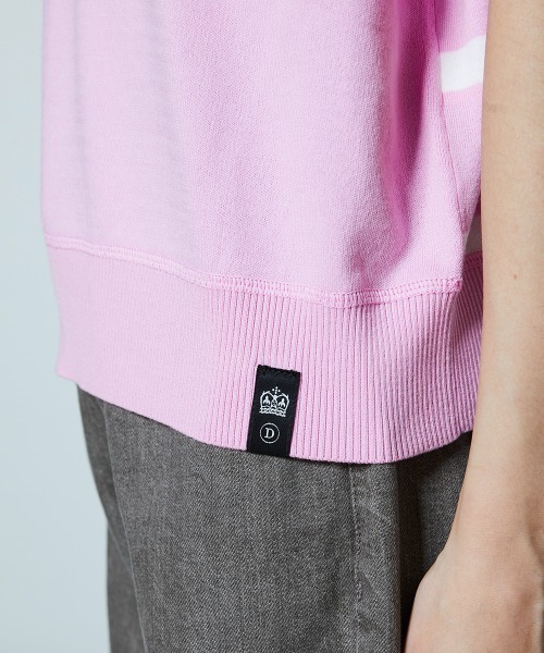 DOUBLE STANDARD CLOTHING（ダブルスタンダードクロージング）の「ドッキングボーダーニット（ニット/セーター・レディース・ブラウン/ピンク・FREE）」の10枚目の写真