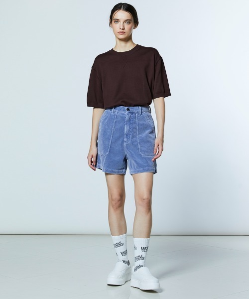 DOUBLE STANDARD CLOTHING（ダブルスタンダードクロージング）の「ドッキングボーダーニット（ニット/セーター・レディース・ブラウン/ピンク・FREE）」の14枚目の写真