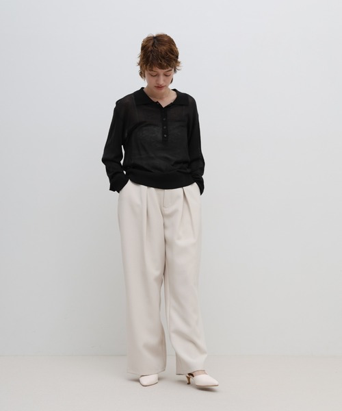 select MOCA(セレクトモカ)の「ポインテッドトゥアンクルストラップパンプス(パンプス・レディース・ブラック/アイボリー・LARGE/MEDIUM/SMALL)」の4枚目の写真