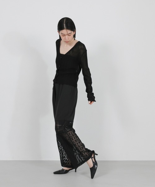 select MOCA(セレクトモカ)の「ポインテッドトゥアンクルストラップパンプス(パンプス・レディース・ブラック/アイボリー・LARGE/MEDIUM/SMALL)」の9枚目の写真