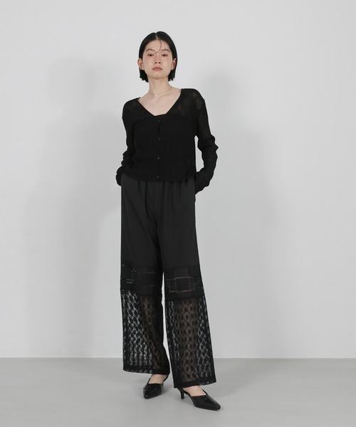 select MOCA(セレクトモカ)の「ポインテッドトゥアンクルストラップパンプス(パンプス・レディース・ブラック/アイボリー・LARGE/MEDIUM/SMALL)」の3枚目の写真