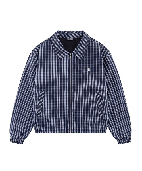 SPLR(エス・ピー・エル・アール)の「チェックブルゾン|Graph Check Blouson|SPLR(ブルゾン・メンズ・ネイビー・X-LARGE/LARGE/MEDIUM)」の1枚目の写真