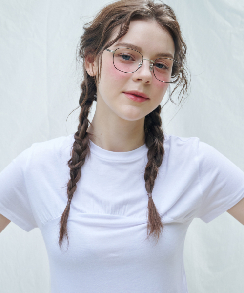 LOSSYROW(ロッシロー)の「Wrinkle Short Sleeve T-shirt White(Tシャツ/カットソー・レディース・その他・FREE)」の1枚目の写真