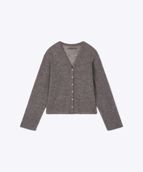 320SHOWROOM（320ショールーム）の「V-Neck Button-Up Wool Alpaca Knit Cardigan Beige（カーディガン/ボレロ・レディース・ベージュ・FREE）」の3枚目の写真