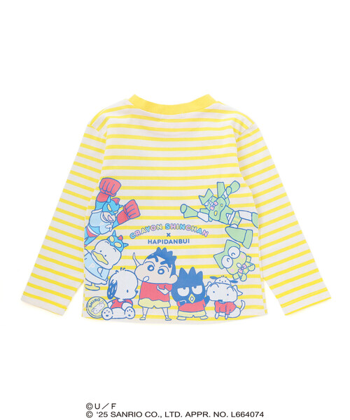 SLAP SLIP（スラップスリップ）の「【原作クレヨンしんちゃん×はぴだんぶい×SLAPSLIP】デニムポケット付きバックプリントTシャツ(80~120cm)（Tシャツ/カットソー・キッズ・レッド系その他/イエロー系その他・90cm/80ｃｍ/110cm/100cm/120cm）」の19枚目の写真