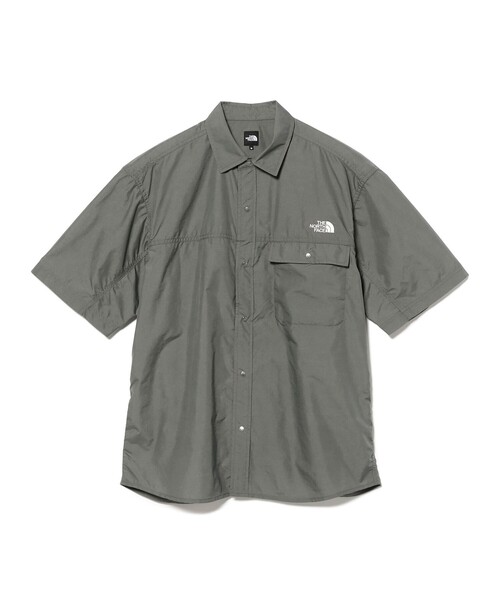THE NORTH FACE（ザノースフェイス）の「THE NORTH FACE / S/S Nuptse Shirt（シャツ/ブラウス・メンズ・グレー/ブラック・SMALL/LARGE/MEDIUM/X-LARGE）」の3枚目の写真