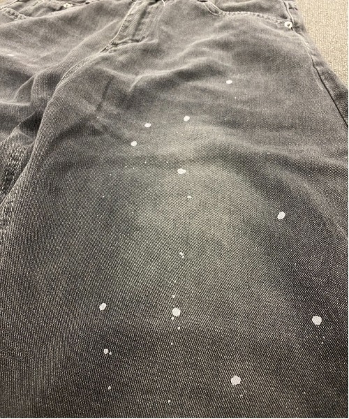 Evo+Revo（エボレボ）の「”どこか古着っぽい”ペンキ飛ばし ワイドバギー バルーン バレルデニム（デニムパンツ・メンズ・グレー・M/S/L）」の6枚目の写真