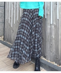Desert　Rose | 【DESERT ROSE/デザートローズ】チェック柄シュリンクスカート(スカート)