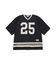 LORES（ロアス）の「Mesh Football Jersey - Black（その他トップス）」