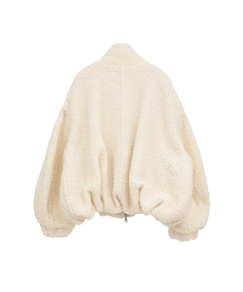 CLANE(クラネ)の「CLANE BALLOON BOA BLOUSON 19101-0032(ブルゾン・レディース・オフホワイト/ブラウン/グレー・2/1)」の22枚目の写真