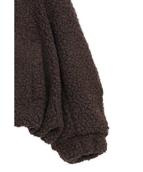 CLANE(クラネ)の「CLANE BALLOON BOA BLOUSON 19101-0032(ブルゾン・レディース・オフホワイト/ブラウン/グレー・2/1)」の4枚目の写真