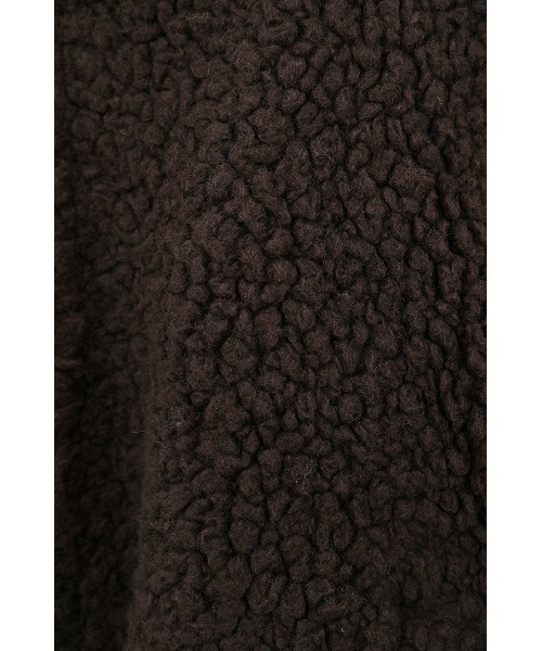 CLANE(クラネ)の「CLANE BALLOON BOA BLOUSON 19101-0032(ブルゾン・レディース・オフホワイト/ブラウン/グレー・2/1)」の8枚目の写真