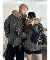 ARCHIVER（アーカイバ）の「【Lp】フェイクファーミリタリーブルゾン（ミリタリージャケット）」