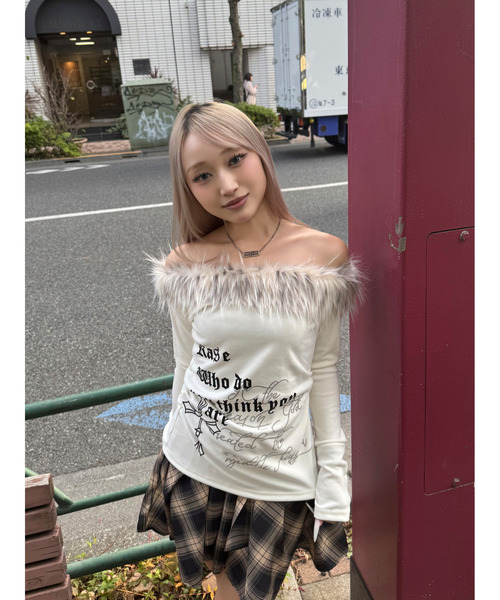 DAESE TOKYO(デセトウキョウ)の「『DAESE TOKYO/デセトウキョウ』グランジファーオフショルトップス(Tシャツ/カットソー・レディース・ホワイト・FREE)」の15枚目の写真