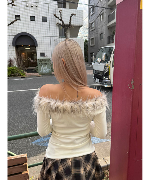 DAESE TOKYO(デセトウキョウ)の「『DAESE TOKYO/デセトウキョウ』グランジファーオフショルトップス(Tシャツ/カットソー・レディース・ホワイト・FREE)」の17枚目の写真
