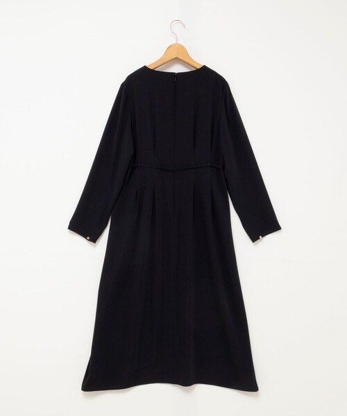 NOLLEY’S（ノーリーズ）の「ウォッシャブルウエストタックワンピース（ワンピース・レディース・ネイビー/ブラック・36/38）」の21枚目の写真