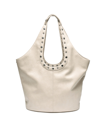 PARTIMENTO WOMEN（パルティメントウィメン）の「メタルスナップハンドルレザーバッグ_クリーム（ショルダーバッグ）」