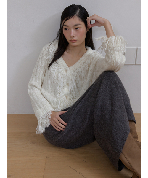 ASURA(アスラ)の「HAILEY TASSEL CADIGAN (IVORY)(カーディガン/ボレロ・レディース・その他・ONE SIZE)」の9枚目の写真