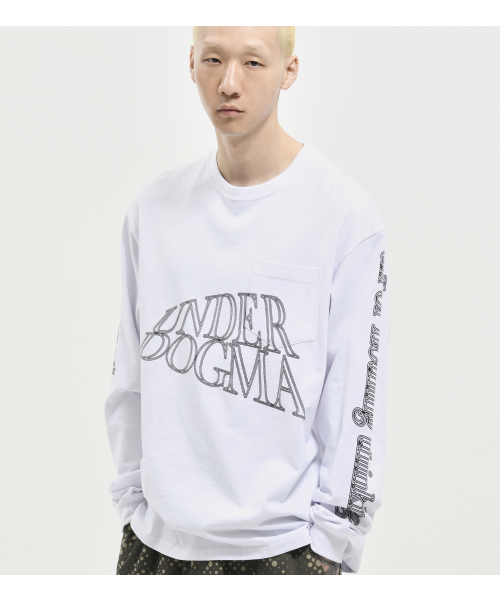 EXTRAORDINARY(エクストラオーディナリー)の「UNDER DOGMA LONGSLEEVE WHITE(Tシャツ/カットソー・メンズ・その他・XXL/L/XL)」の1枚目の写真