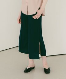 SPERONE WOMEN（スペローネウーマン）の「サイドベントワイドスラックス（ネイビー）（スラックス）」