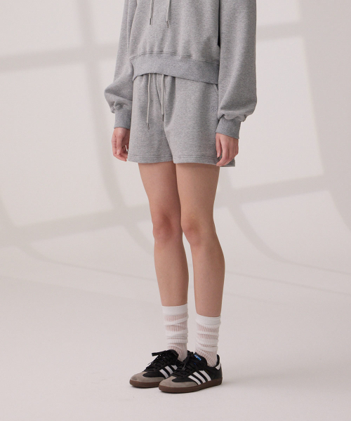 DANGLEDROP(ダングルドロップ)の「DGDPスウェットショートパンツメランジグレー(その他パンツ・レディース・その他・S/M)」の9枚目の写真