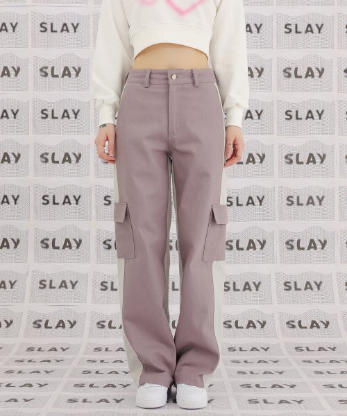 HIGH SCHOOL DISCO(ハイスクールディスコ)の「DISCO DOUBLE WIDE CARGO PANTS_INDI PURPLE(その他パンツ・レディース・その他・S)」の7枚目の写真