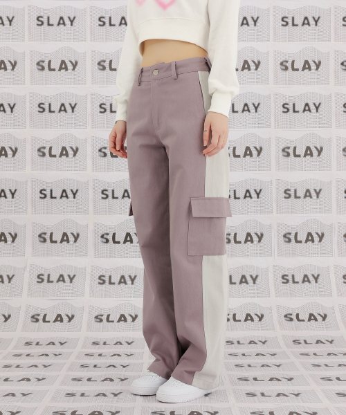HIGH SCHOOL DISCO(ハイスクールディスコ)の「DISCO DOUBLE WIDE CARGO PANTS_INDI PURPLE(その他パンツ・レディース・その他・S)」の8枚目の写真