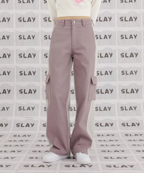 HIGH SCHOOL DISCO(ハイスクールディスコ)の「DISCO DOUBLE WIDE CARGO PANTS_INDI PURPLE(その他パンツ・レディース・その他・S)」の10枚目の写真