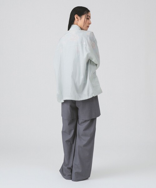 THE NORTH FACE(ザノースフェイス)の「THE NORTH FACE / GAR WIND JACKET(ナイロンジャケット・レディース・グレー・SMALL)」の5枚目の写真