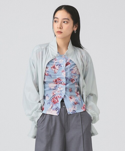 THE NORTH FACE(ザノースフェイス)の「THE NORTH FACE / GAR WIND JACKET(ナイロンジャケット・レディース・グレー・SMALL)」の6枚目の写真