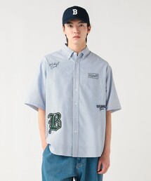 【6/18値下げ】レタード ワッペン オックスフォード シャツ（ユニセックス）
