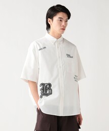 【6/18値下げ】レタード ワッペン オックスフォード シャツ(ユニセックス)