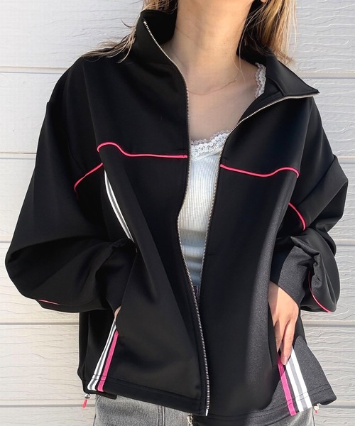 Q(キュー)の「バイカラーテレコタンク(タンクトップ・レディース・ライトグレー/ライトグリーン/ベビーピンク/アイボリー/ピンク・MEDIUM)」の8枚目の写真