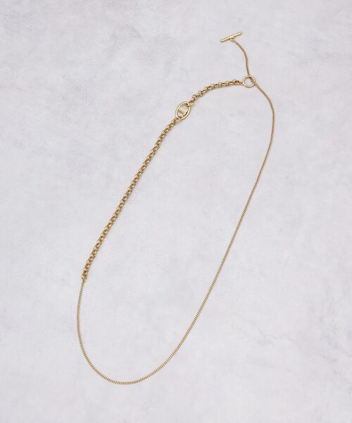 LANVIN en Bleu(ランバンオンブルー)の「2wayチェーンネックレス(ネックレス・レディース・シルバー/ゴールド・FREE)」の3枚目の写真