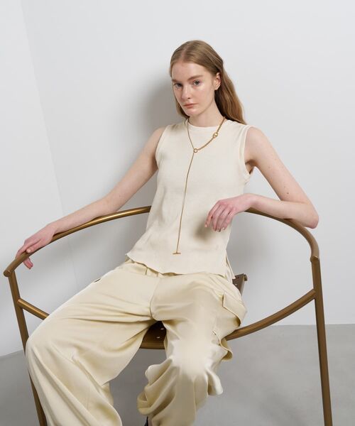 LANVIN en Bleu(ランバンオンブルー)の「2wayチェーンネックレス(ネックレス・レディース・シルバー/ゴールド・FREE)」の5枚目の写真