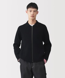 MUJI Labo | 〔MUJI Labo〕紳士 コットンミラノリブ襟付きジップカーディガン(カーディガン/ボレロ)
