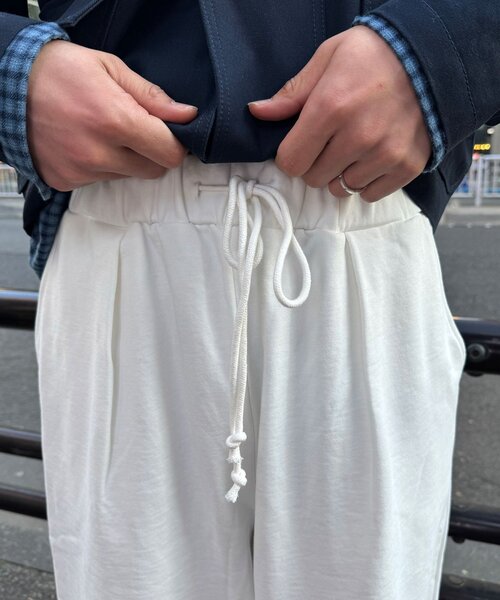 CIAOPANIC（チャオパニック）の「ワンタックスウェットパンツ（その他パンツ・レディース・ホワイト・MEDIUM/LARGE）」の8枚目の写真